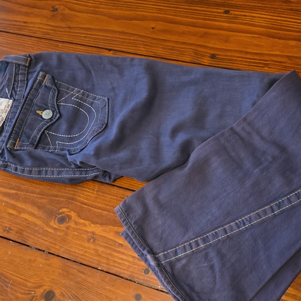 Sz31 True Religion Joey Purple Jeans 100% Cotton